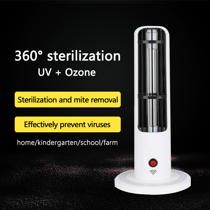 Cheap 20W Home UV Sterilizing Table Lamp 5-10m Remote Regular Sterilization for sale