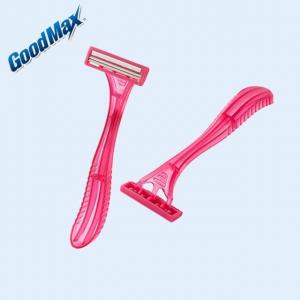 Cheap Comfort Close Shave Twin Blade Disposable Razor With Good Hardness Durable for sale