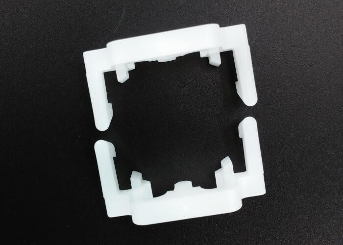 Cheap MT 5 Plastic Injection Molding Products 2 Socket POM Fixing Clamp UL94V-2 20 X 10mm for sale