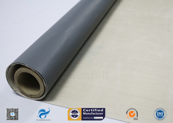 Cheap 580g Grey PTFE Coated Fiberglass Fabric Heat Insulation Materials for sale
