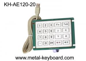 Cheap Anti Vandal Stainless steel keypad with custom layout , Panel mount Keypad for sale