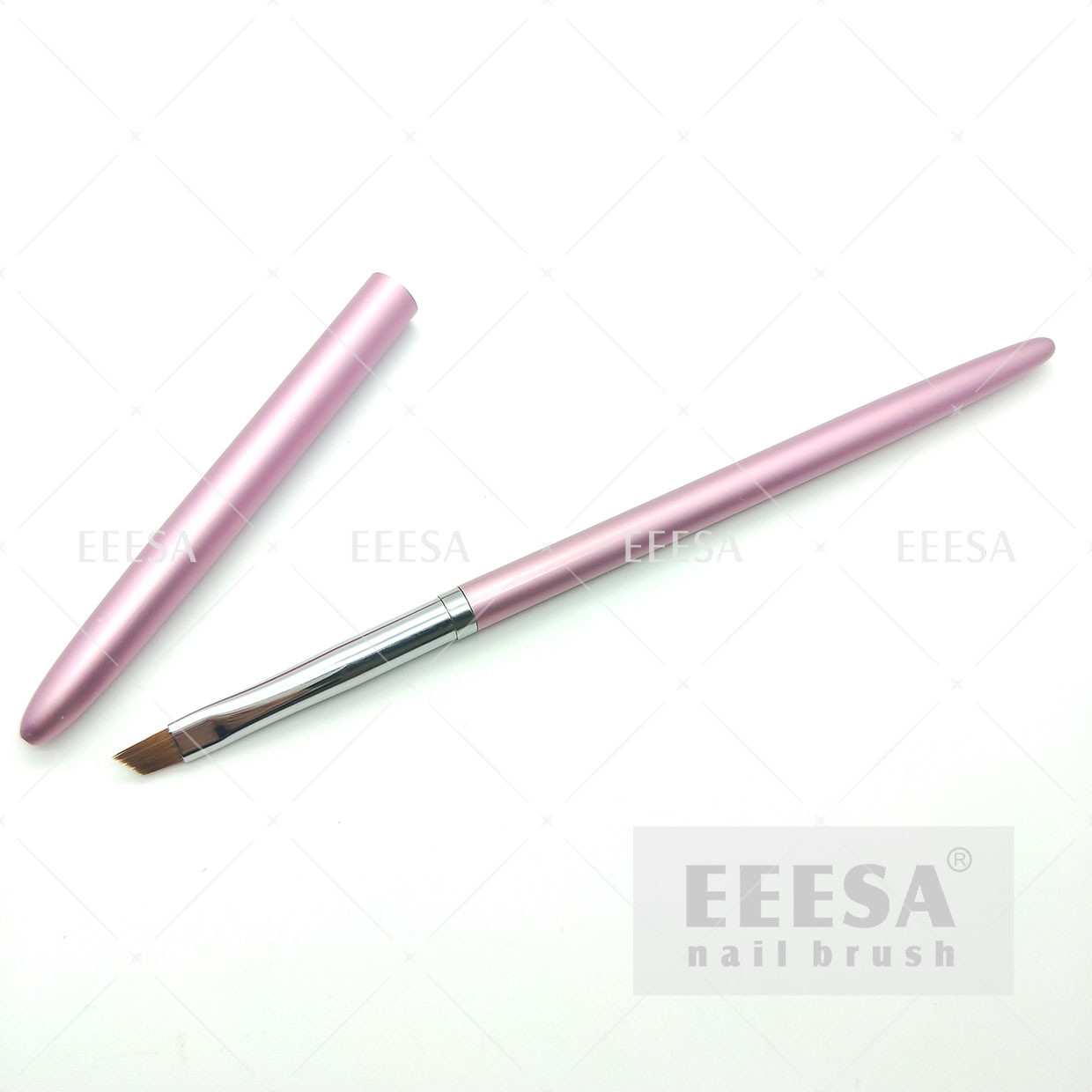 Cheap Pink Metal Handle Synthetic Gel Brush Rust Resistant  No Deformation for sale