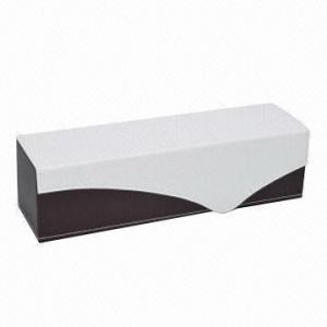 Cheap Leather Wine Box with Accessories, Customized Sizes are Accepted, Made of MDF for sale