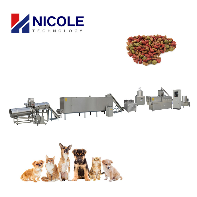 Cheap Customized Diesel Pet Feed Production Line Industrial Twin Screw for sale