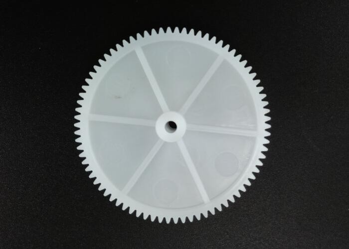Cheap Medical Device High Precision Gears , 78 Teeth 40mm White Plastic Spur Gears for sale