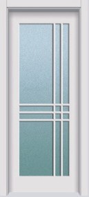 Cheap 45mm Thickness Wood Sliding Interior Doors with Glass for sale