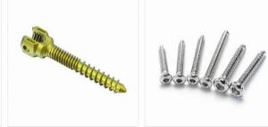 Cheap Titanium Broken Ankle Surgery Screws M4 Medical Bunion Fastener For Foot for sale