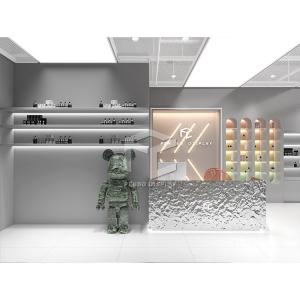 Cheap Fancy Skincare Display Shelves Name Makeup Shops Furniture With Led Light for sale