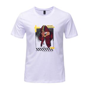 Cheap man clothes short sleeve badminton t-shirt for sale