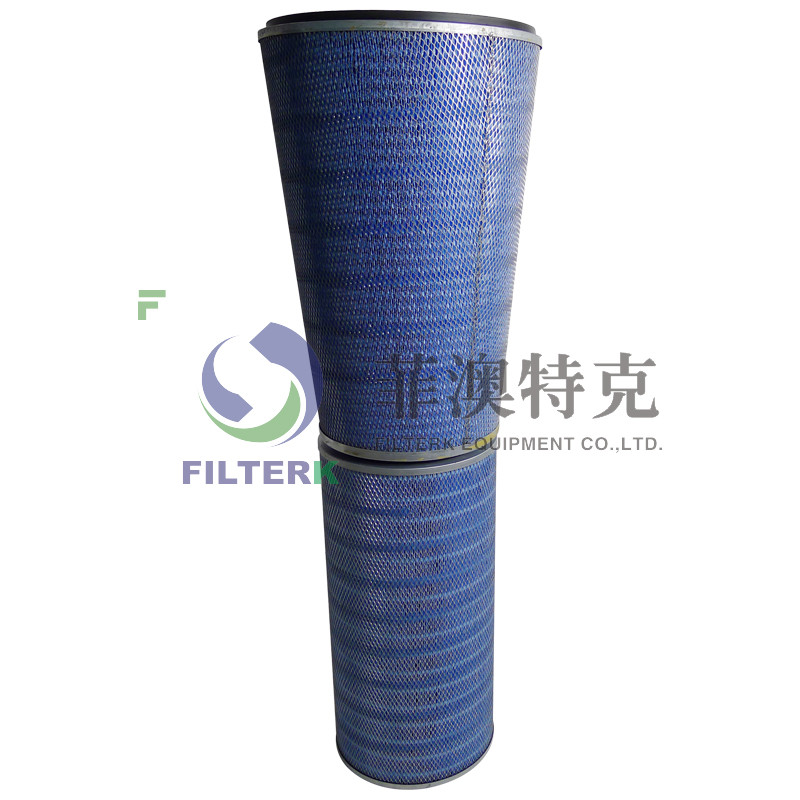 Cheap Synthetic Gas Turbine Filters Hepa Grade 324 * 213 * 660mm Size P191281 Model for sale
