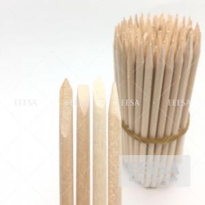 Cheap 3.8*100mm Orange Wood Sticks   Nail Art Orange Wood Cuticle Sticks for sale