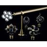 Buy cheap New designs double iron curtain rods diy ,iron finial modern type curtain rod from wholesalers