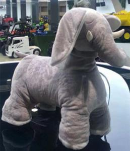 Cheap EN62115 Kids Ride On Toy Car 8KG Soft Elephant Toy Car 48 Months for sale