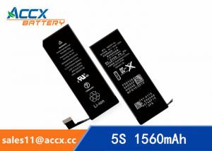 Cheap Brand new high quality li-polymer replacement internal battery for IPHONE 5S/5C with 3.8V 1560mAh for sale