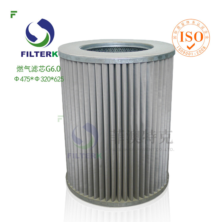Cheap G6.0 Circle Industrial Gas Filter , Gas Gathering Station High Pressure Filter for sale
