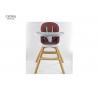 Buy cheap EN14988 360 Degree Rotatable Folding Wooden High Chair 2 Position 2 Height from wholesalers