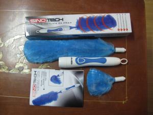 Cheap Battery Operated Electrical Duster with 3 Brush Heads for sale