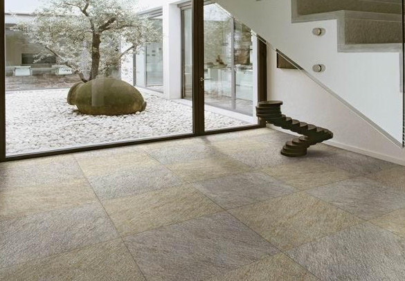 Cheap Non Slip Sandstone Look Porcelain Tiles / Ceramic Floor Tile 600*600 Mm for sale