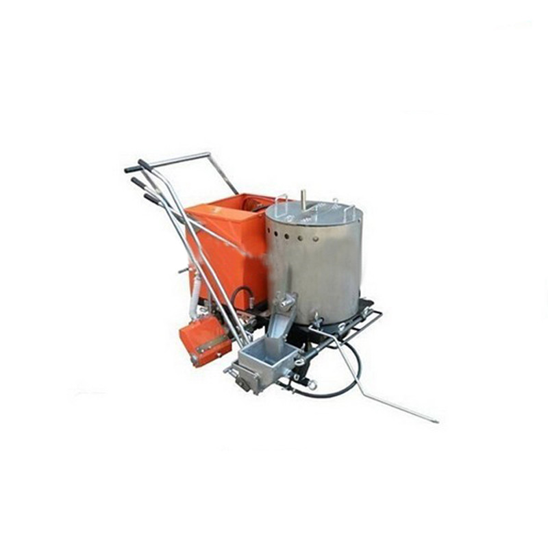 Cheap 12 Hand-push Hot Paint Line Machine / Thermoplastic Road Marking Machine for sale