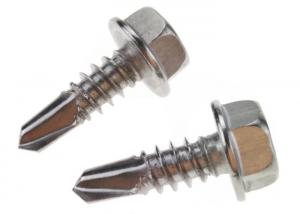 Cheap Stainless Steel Self Drilling Screws Hex Washer Head Metal Screw Tapping No. 14 for sale