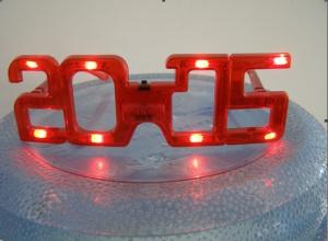 Cheap party decoration plastic flashing light up LED glasses for night event for sale