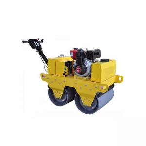 Cheap YHM-550d Double Drum Walk Behind Soil Vibratory Steel Roller for sale