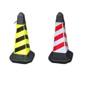 Cheap 75cm EVA square traffic cones safety road cone for sale