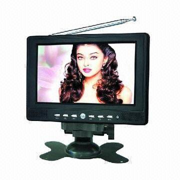 Cheap 7-inch Portable LCD TV with AV-in, Suitable for Surveillance System for sale