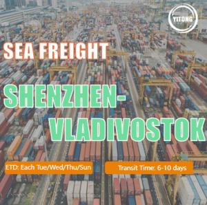 Cheap Shipping Sea Freight International From Shenzhen To Vladivostok Russia for sale