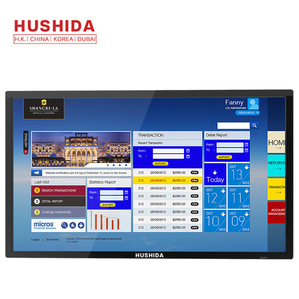Cheap Commericial Display Monitor Panel 50 inch Wall Mounted Touch Screen for sale