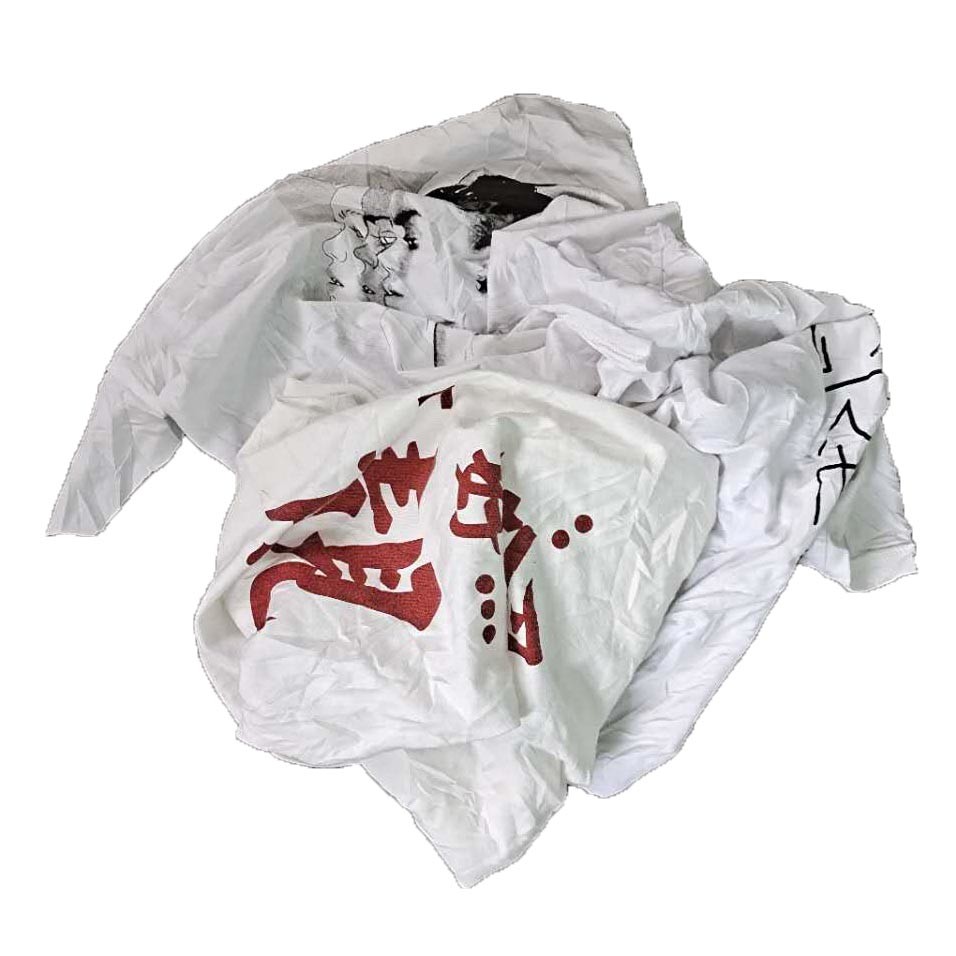 Buy cheap 10Kg Packaging 30*50cm Cotton T Shirt Rags from wholesalers