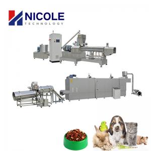 Cheap 100KG Ce Pet Food Production Line Twin Screw Extruder For Animal Pellet for sale