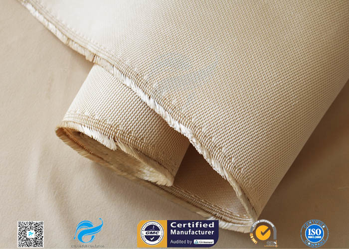 Cheap 1.3mm Heavy Weight Insulation Fiberglass Fabric 96% SiO2 Content Silica Cloth for sale