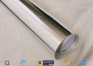 Cheap Laminated Aluminium Foil Fiberglass Cloth 97% Heat Reflect 300℃ Non Combustible for sale