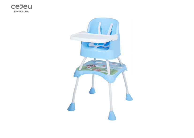Cheap EN14988 PU Cover Foldable Ikea Feeding Chair For 6 Months for sale