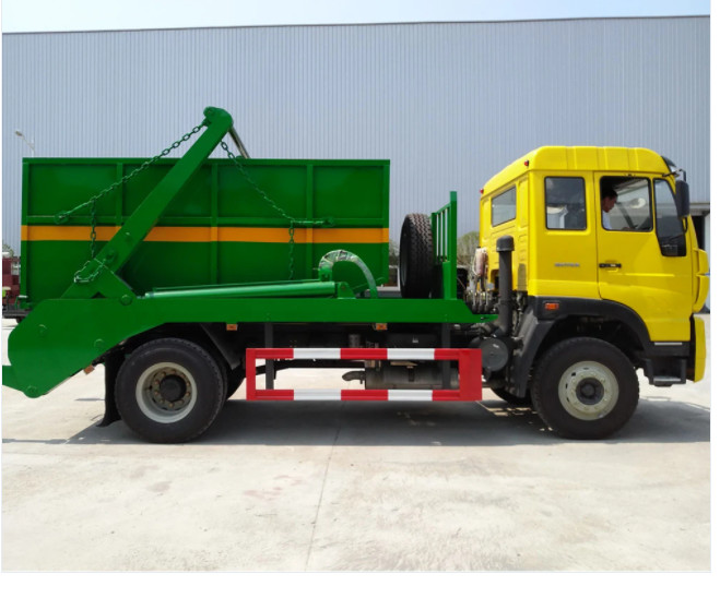 Cheap SINOTRUK HOWO 4x2 Heavy Duty Truck Swing Arm Type Refuse Collection Truck, 6 Wheels for sale