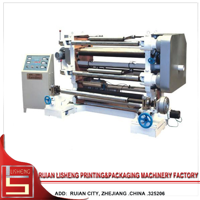 Cheap Vertical Plastic Film High Speed Slitting Machine With Auto Tension for sale