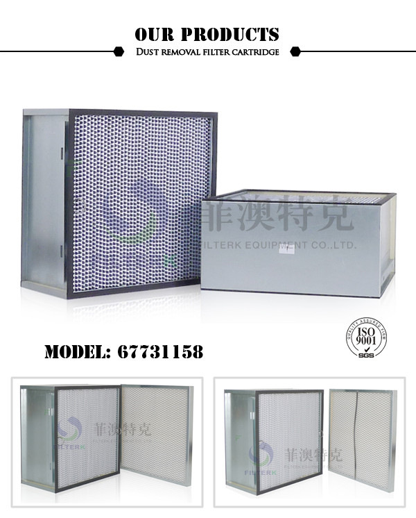 Cheap Steel Frame Panel Pleated Air Filters First Stage Polyester Material for sale