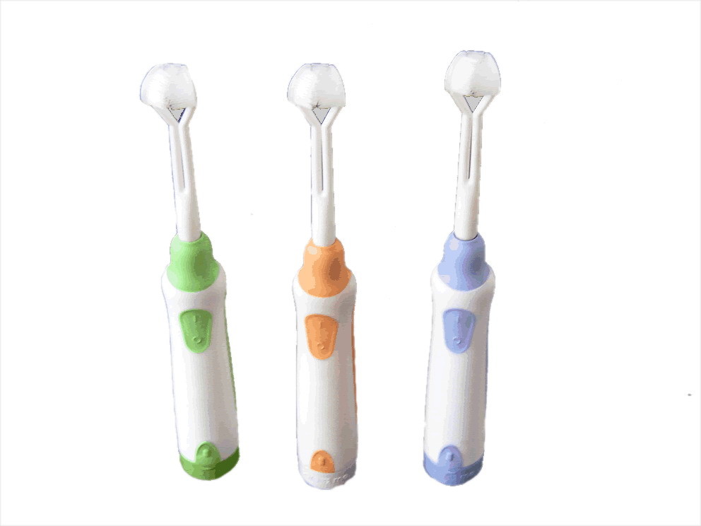 Cheap Battery Powered Tooth Brushes for 3 Sides Electrical Toothbrushes for sale