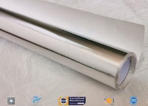 Cheap 0.018 Inch Waterproof Aluminium Foil Fiberglass Fabric Flexible Hose Heat Shield for sale