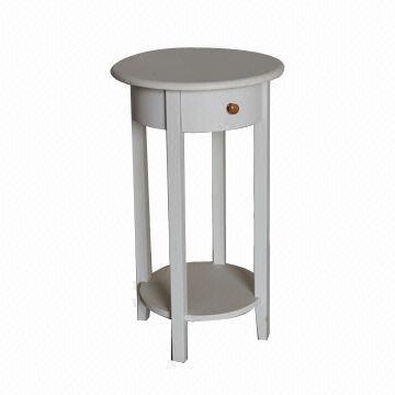 Cheap Side/end table with MDF top and birch legs for sale