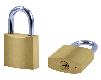 Cheap light duty brass padlocks, solid brass padlocks from china padlock manufacturer B40 for sale