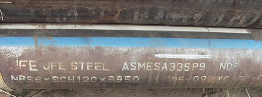 ASTM A335 P9 alloy pipe 
