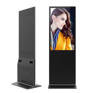 Cheap Ultra Slim 43 Inch TFT Floor Standing Advertising Display For Shopping Malls for sale