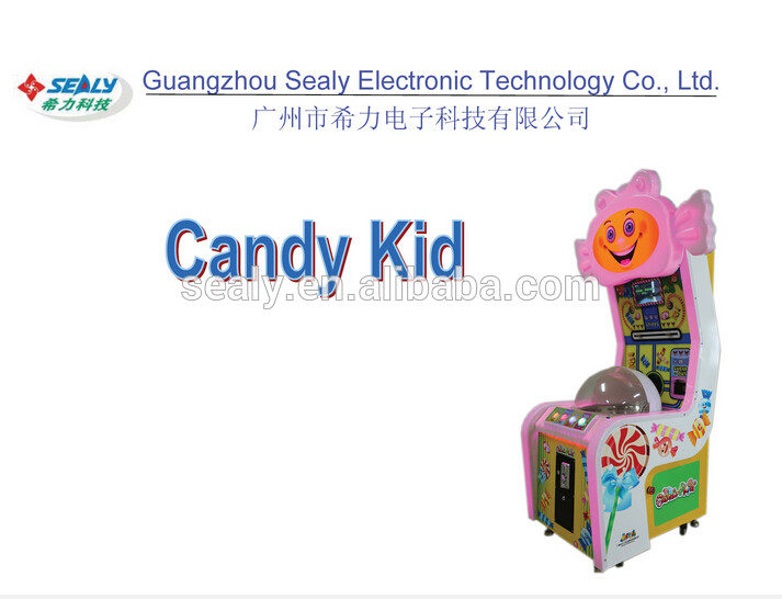 Kid coin operated game machine cotton candy vending machines for supermarket and