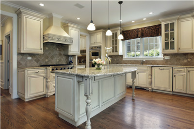 Cheap White glazed American Standard kitchen cabinet for sale