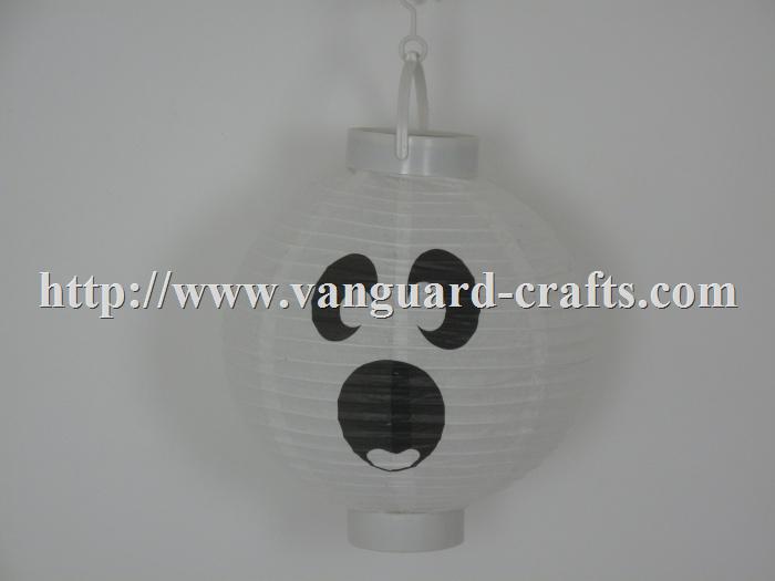Buy cheap Halloween printed LED hanging light lanterns paper lantern halloween lanterns from wholesalers