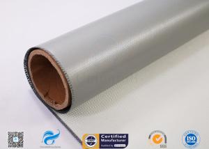 Cheap Thermal Insulation Alkali Free Fiberglass Fabric Coated With Silicone Rubber for sale