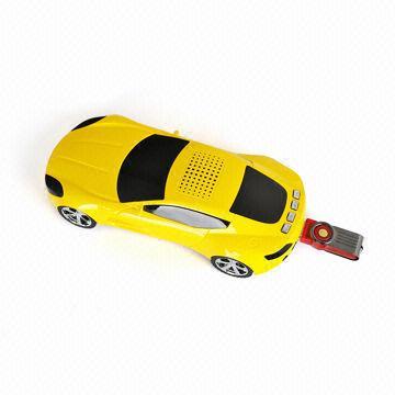 Cheap Car-shaped Portable Mini Speaker with Built-in Sound Speaker, USB and TF Card Reader for sale