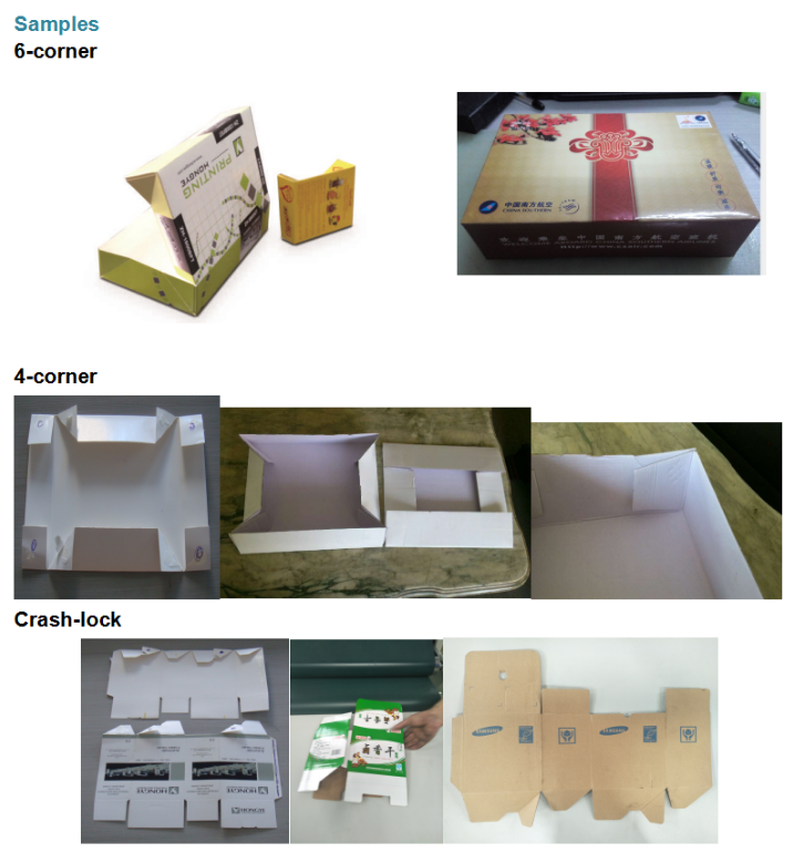Corrugated Cardboard Folding And Gluing Machine